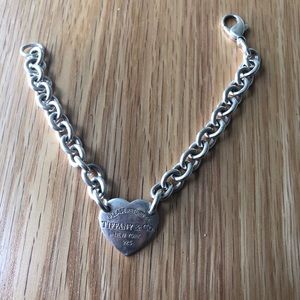 Tiffany & Co. Heart Tag Charm Bracelet